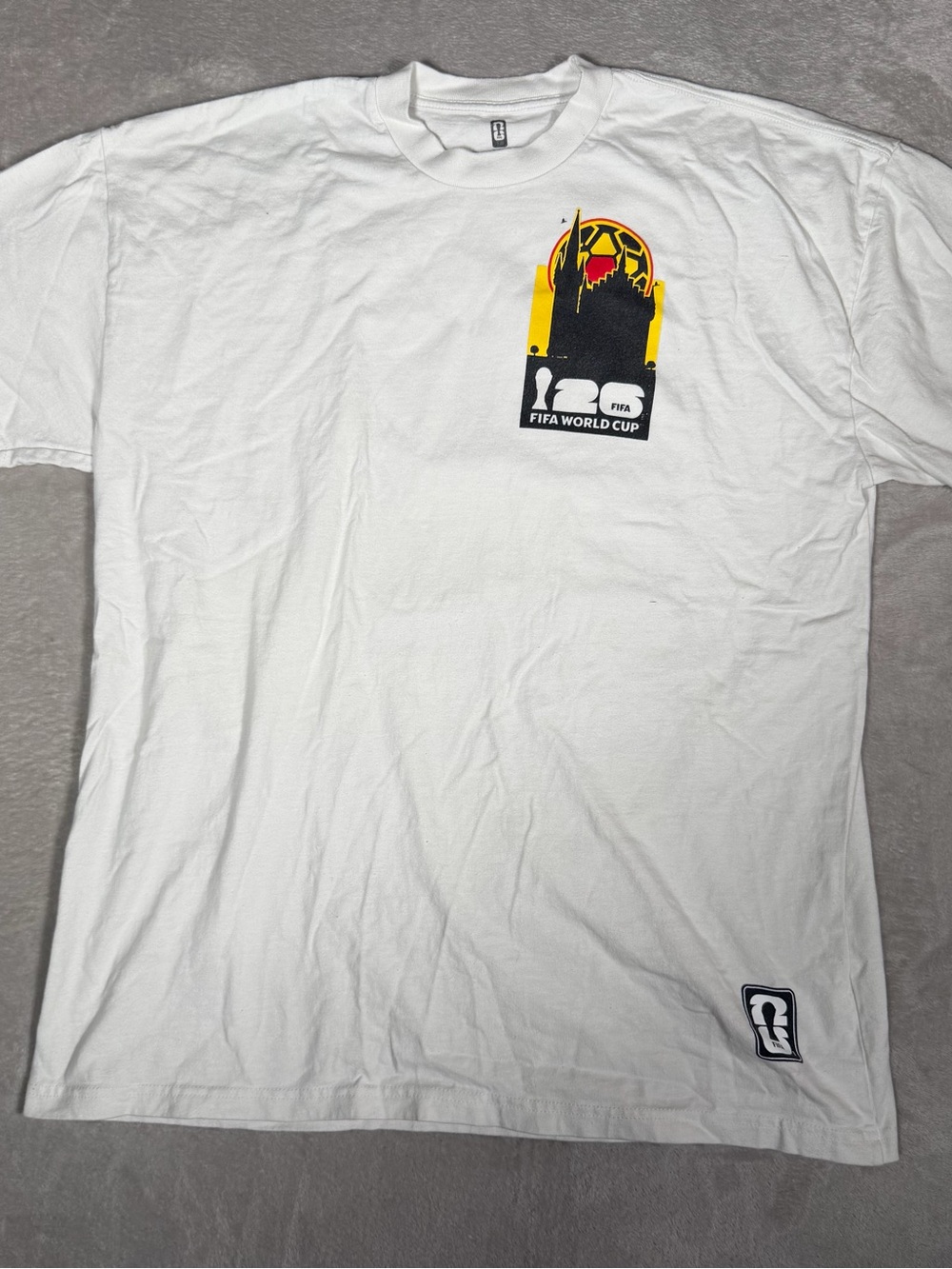White FIFA World Cup Graphic Short Sleeve Tee